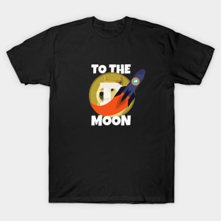 Dogecoin to the Moon T-Shirt